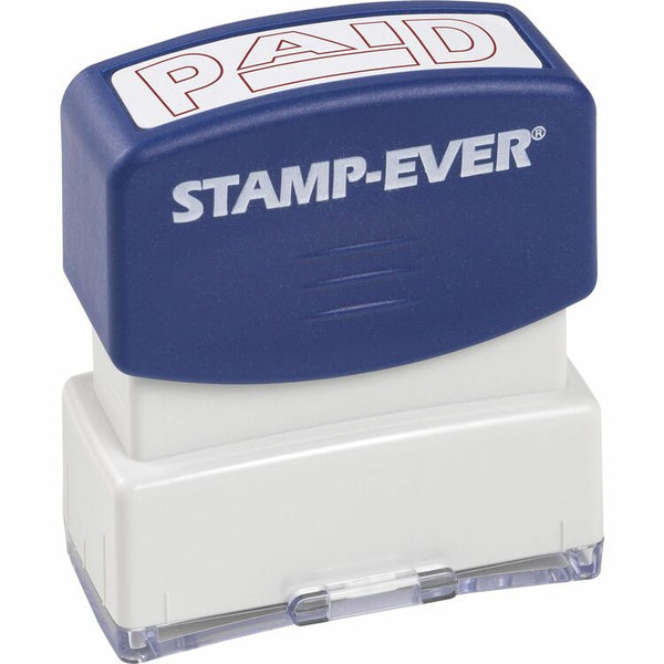 Trodat Pre-inked PAID Message Stamp - Message Stamp - "PAID" - 0.56" Impression Width x 1.69" Impression Length - Red (TDT5959) Each