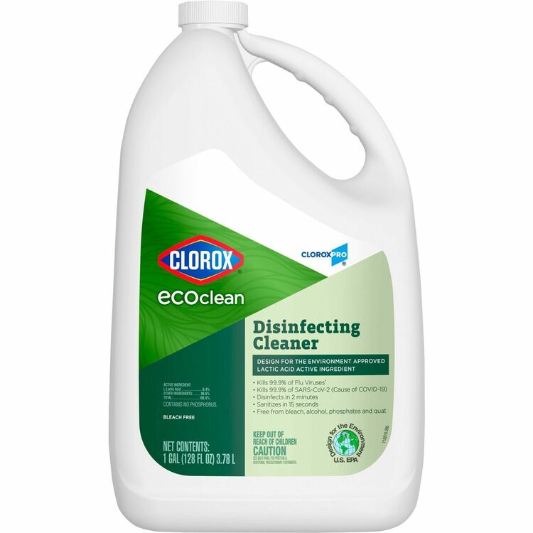 Clorox EcoClean Disinfecting Cleaner Spray - Spray - 128 fl oz (4 quart) (CLO60094)