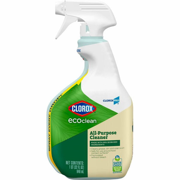 CloroxPro&trade; EcoClean All-Purpose Cleaner - Spray - 32 fl oz (1 quart) (CLO60276) Each