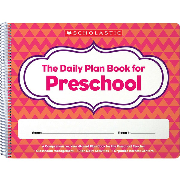 Scholastic Daily Plan Book for Preschool - Academic - Natural (SHS1338064584) Each