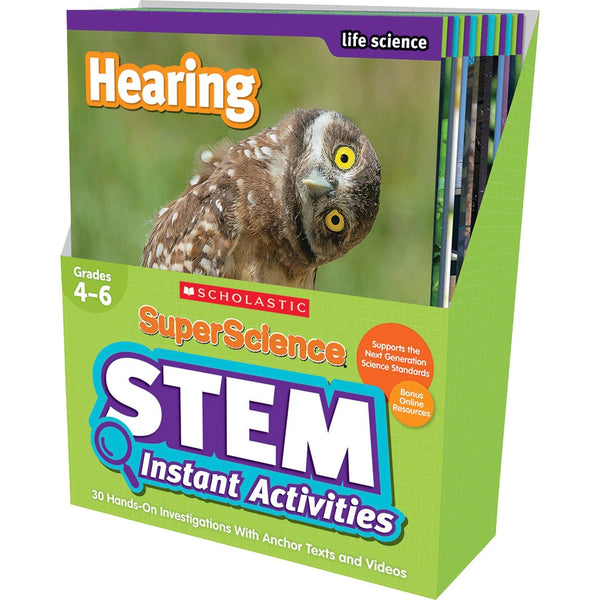 Scholastic SuperScience STEM Instant Activities Printed Book - Grade 4-6 (SHS1338099019) Each