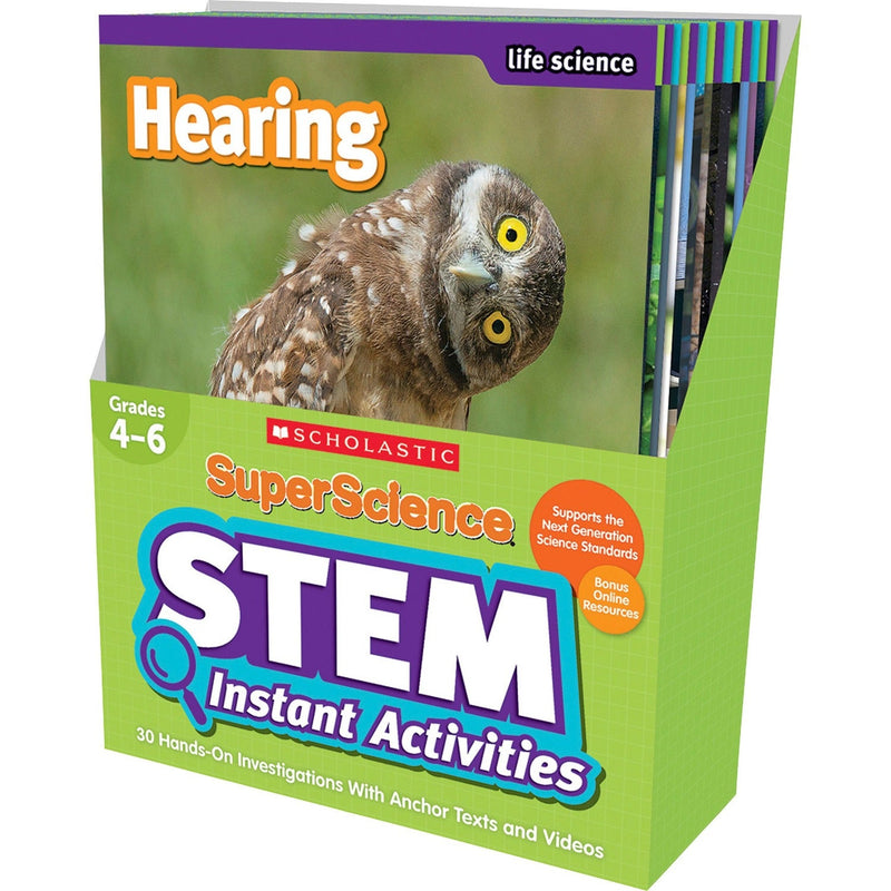 Scholastic SuperScience STEM Instant Activities Printed Book - Grade 4-6 (SHS1338099019) Each