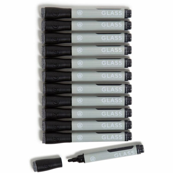 U Brands Glass Liquid Dry Erase Marker - 1 Pack (UBR3944U0012) Pack of 12