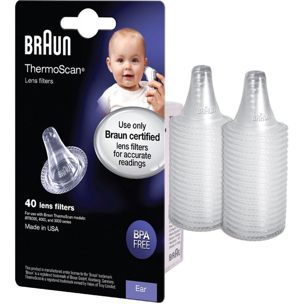Honeywell Braun ThermoScan Lens Filters - BPA Free - 40 / Pack (HWLLF40US02) Pack of 40