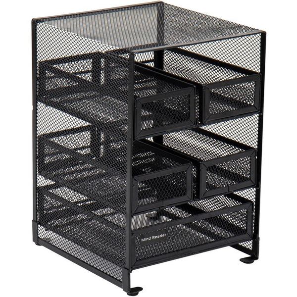 Mind Reader Network 5-Compartment Tea Bag Organizer (EMSMMTDR5) Each