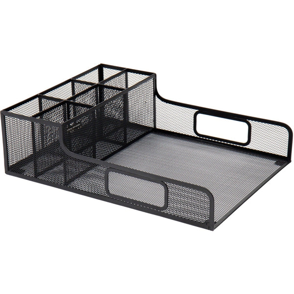 Mind Reader Serving Tray Countertop Organizer, 7 Compartment(s), 5.5" Height x 11.5" Width x 14.8" Length (EMSPSNAMESH) Each