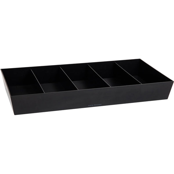 Mind Reader 5-Compartment Snack Organizer, 5 Compartment(s), Lightweight, Black (EMSSNACKORGT) Each