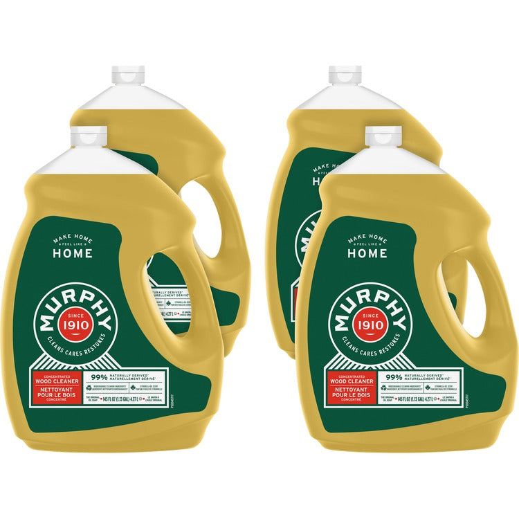Murphy Oil Soap Cleaner, Concentrate Oil, 145 fl oz (4.5 quart), Natural Scent, 4/Carton (CPC61035074CT) Case of 4