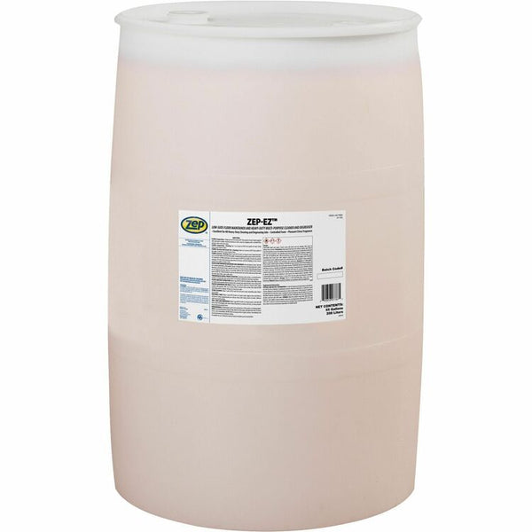 Zep Commercial EZ Floor Cleaner/Wax Stripper, Liquid, 7040 fl oz (220 quart), Citrus Scent, Orange (ZPE77885) Each