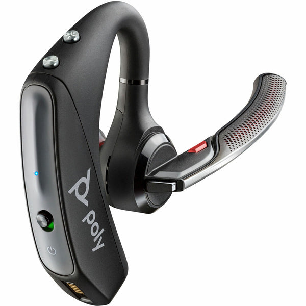 Poly Voyager 5200 USB-A Bluetooth Headset + BT700 Dongle, Black (HEW7K2F3AA) Each