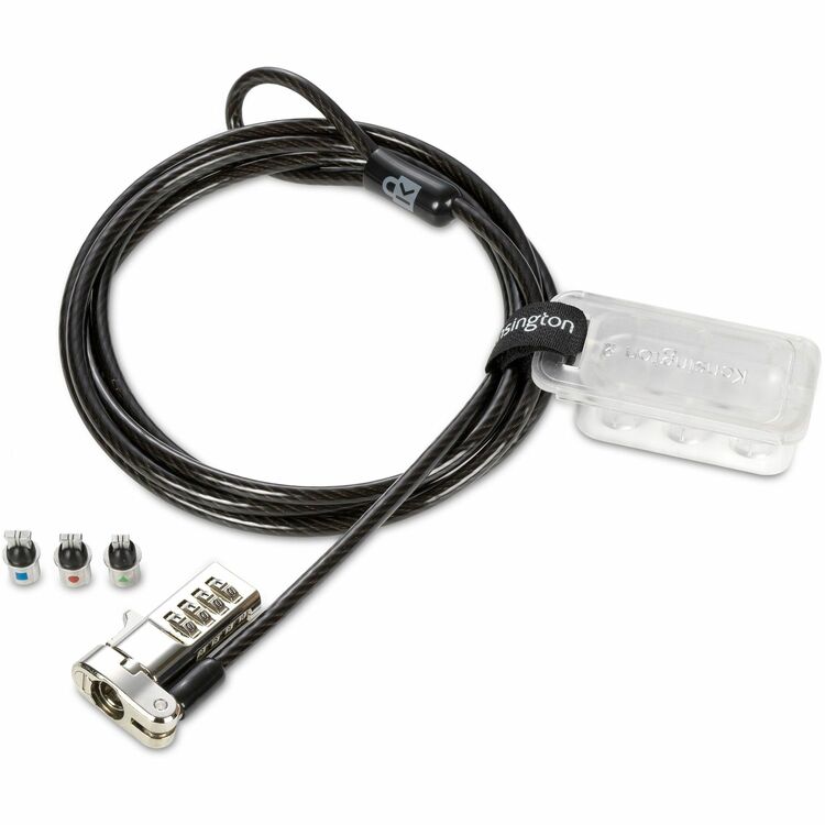 Kensington Universal 3-n-1 Combination Laptop Lock (KMW62317) Each