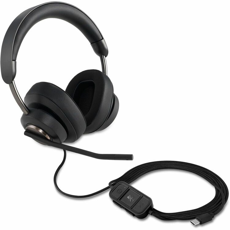 Kensington H2000 USB-C Over-Ear Headset, Black (KMW83451) Each