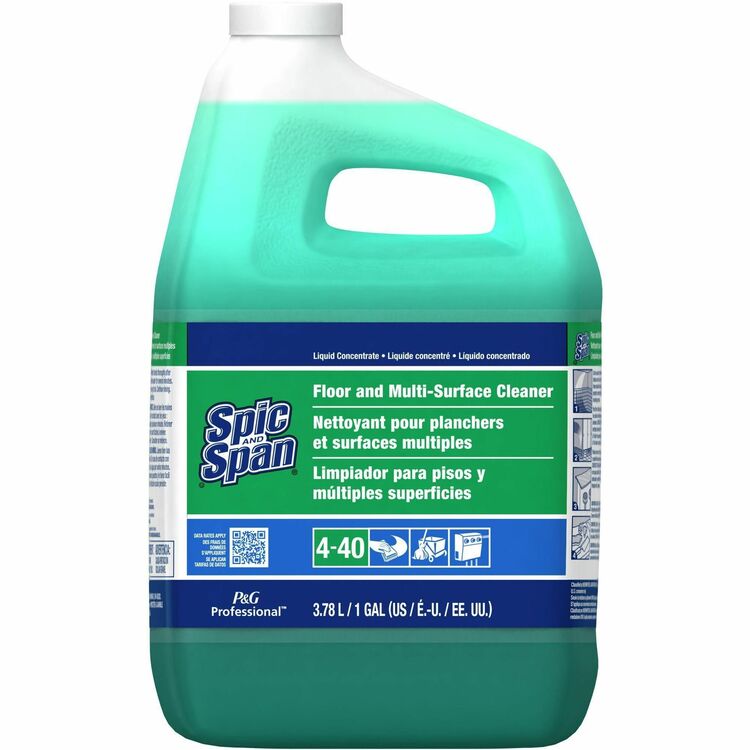 Spic and Span Floor Cleaner, Concentrate Liquid, 128 fl oz (4 quart), 3/Carton (PGC31569)