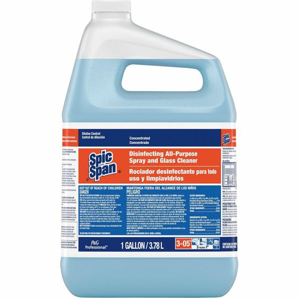 Spic and Span Concentrated Cleaner, Ready-To-Use/Concentrate Liquid, 128 fl oz (4 quart), 2/Carton, Blue (PGC32535)