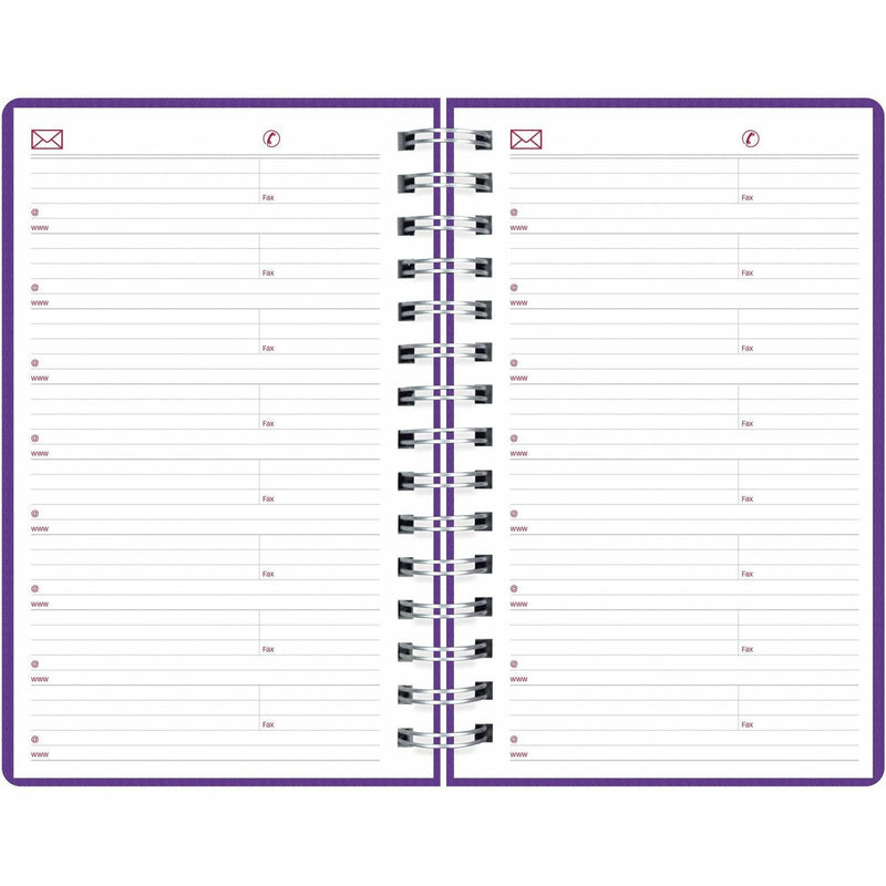 Brownline DuraFlex Daily Appointment Planner, Daily, Monthly, 12 Month, January 2026 to December 2026 (REDCB634VPUR) Each