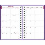 Brownline DuraFlex Daily Appointment Planner, Daily, Monthly, 12 Month, January 2026 to December 2026 (REDCB634VPUR) Each