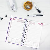 Brownline DuraFlex Daily Appointment Planner, Daily, Monthly, 12 Month, January 2026 to December 2026 (REDCB634VPUR) Each