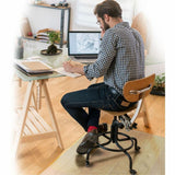 Ecotex Marlon BioPlus Ecotex Marlon BioPlus Eco Friendly Carbon Neutral Chair Mat for Hard Floors, 45" x 53", Clear, Rectangular, Polycarbonate (FLRNCCMFLBS0003) Each