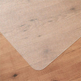 Ecotex Marlon BioPlus Ecotex Marlon BioPlus Eco Friendly Carbon Neutral Chair Mat for Hard Floors, 45" x 53", Clear, Rectangular, Polycarbonate (FLRNCCMFLBS0003) Each