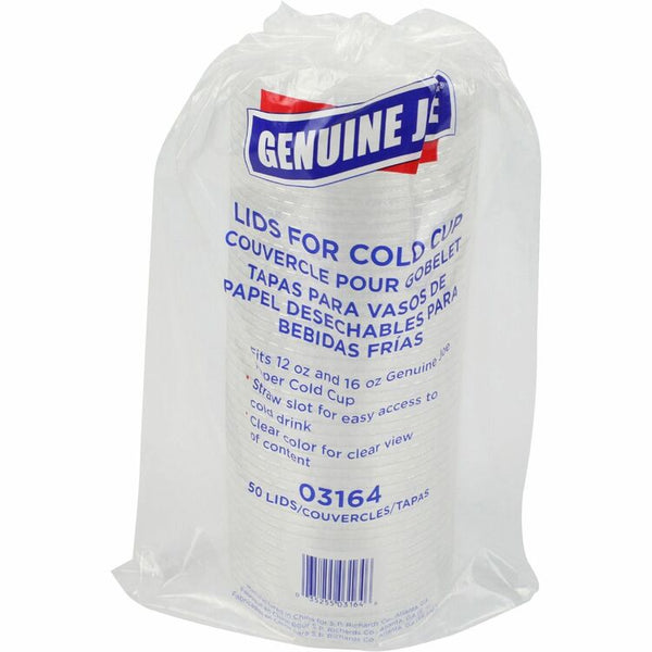 Genuine Joe Cold Cup Lids, 20/Carton, Clear (GJO03164CT)