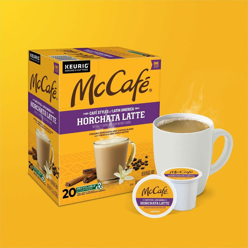 McCaf&eacute;® K-Cup Horchata Latte, Compatible with Keurig Brewer, Medium, 24/Box (GMT9891) Box of 24