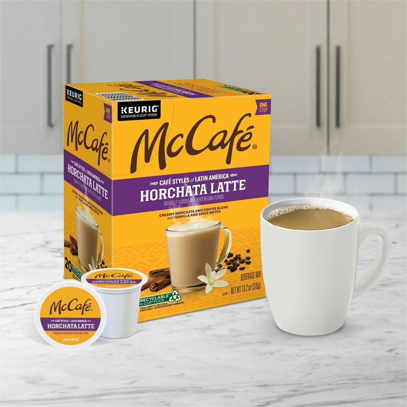 McCaf&eacute;® K-Cup Horchata Latte, Compatible with Keurig Brewer, Medium, 24/Box (GMT9891) Box of 24