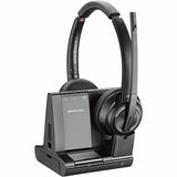 Poly Savi 8220 Office Stereo DECT 1920-1930 MHz Headset, Black (HEW7S4B5AA) Each