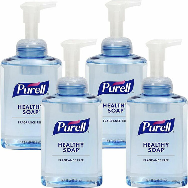 PURELL&reg; HEALTHY SOAP Gentle & Free Foam, 1.09 lb, Pump Dispenser, 4/Carton (GOJ501604CT) Case of 4