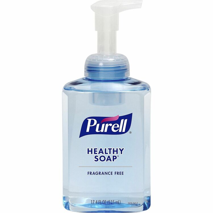 PURELL&reg; HEALTHY SOAP Gentle & Free Foam, 1.09 lb, Pump Dispenser (GOJ501604)