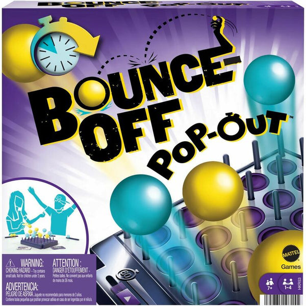 Mattel Bounce-Off Pop-Out Ball Bouncing Game, Multicolor (MTTHKR53)