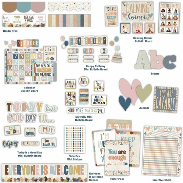 Teacher Created Resources Everyone is Welcome Decor Set, Multi (TCR2088692) 1 Set