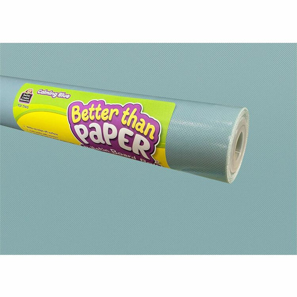 Teacher Created Resources Better Than Paper Board Roll, Bulletin Board, Classroom, 48" Width x 12 ft Length, 1 Roll, Calming Blue (TCR77410) 1 Roll