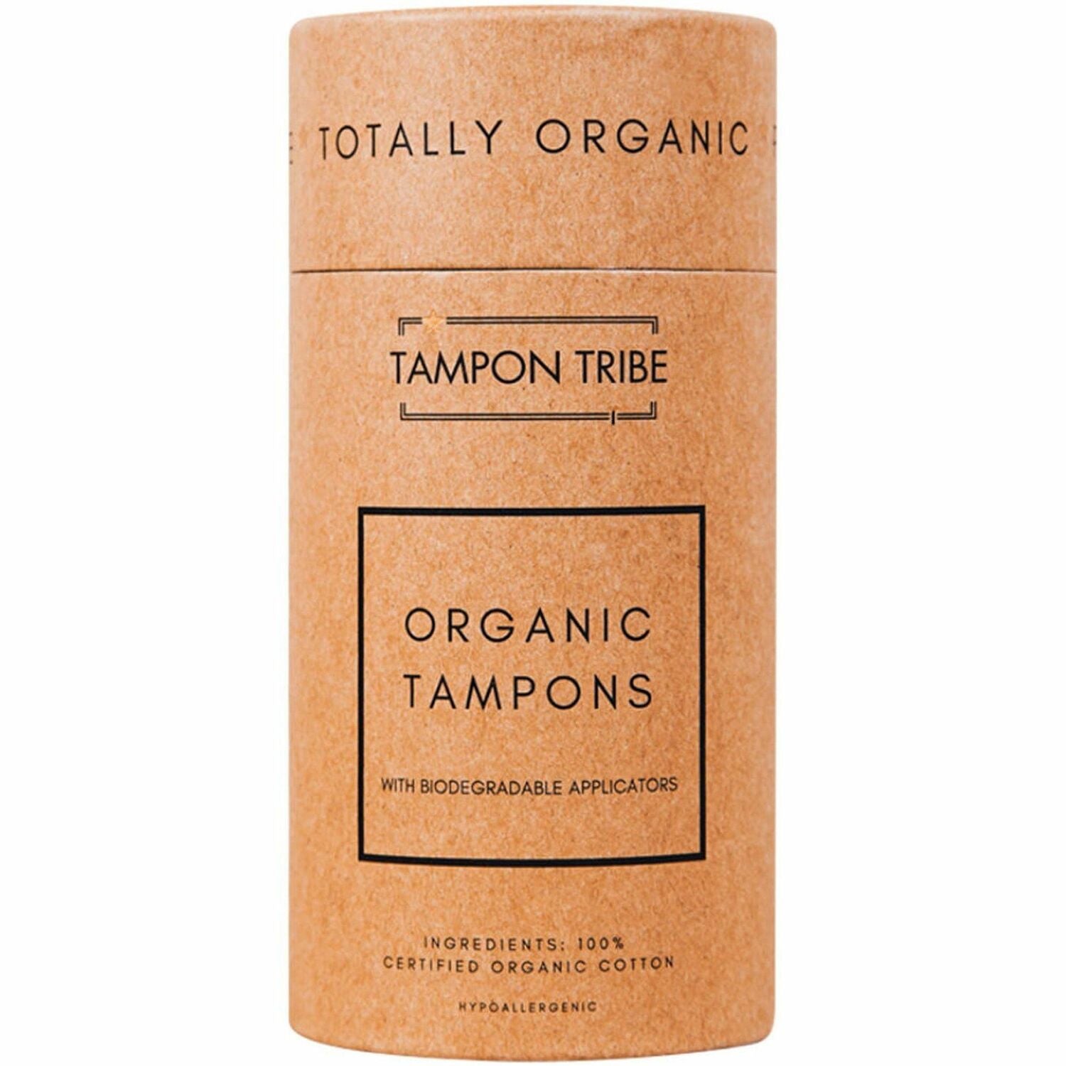 Paper Tampons Tampon Tribe Tampon Tubes, 6/Carton, Natural Brown, Paper (TTBTUBE6) C ...