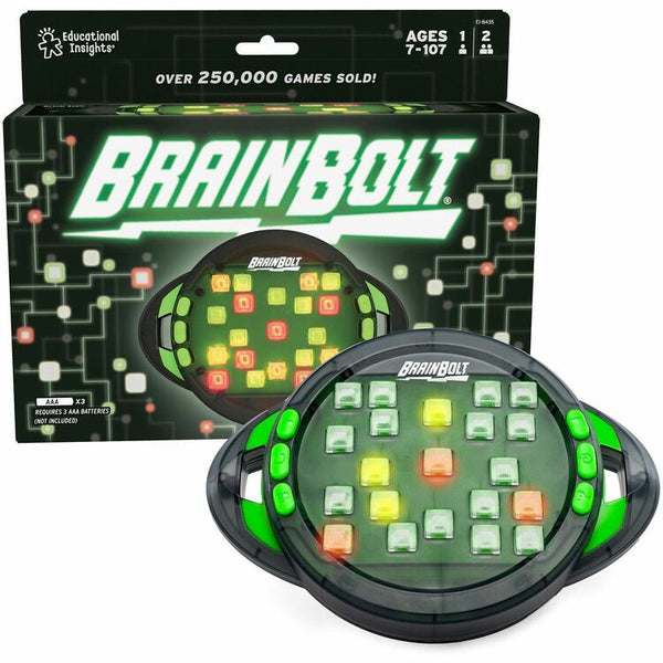 Learning Resources BrainBolt Memory Game, Theme/Subject: Learning, Skill Learning: Memory, Sequencing, Patterning, Visual, 7 Year & Up (LRN8435) Each
