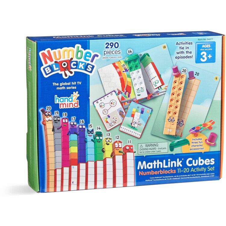 Learning Resources MathLinks Cubes Early Activity Set, Theme/Subject: Learning, Skill Learning: Mathematics, Number, 3 Year & Up, Multi (LRN94477) Each