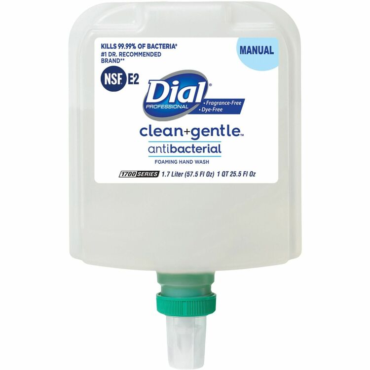 Dial 1700 Refill Clean+ Foaming Hand Wash, Fragrance-free (DIA32094)