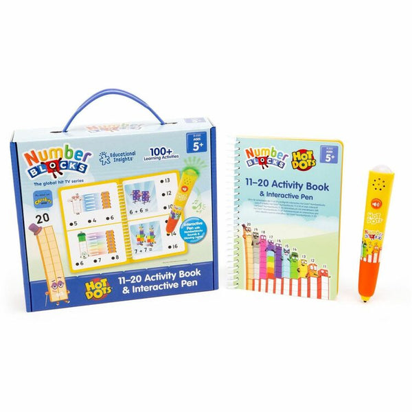 Hot Dots Numberblocks Activity Book Interactive Printed Book, 60 Pages (LRN2551) Each