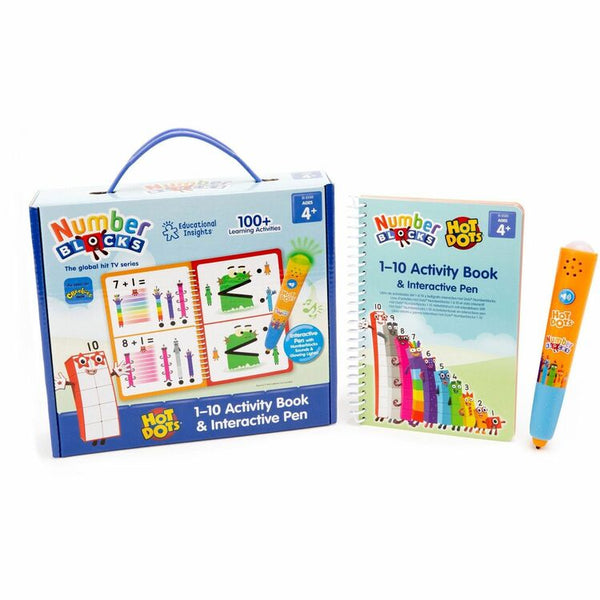 Educational Insights Educational Insights Numberblocks Activity Book Interactive Printed Book, 60 Pages (LRN2550) Each
