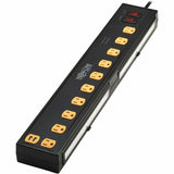 Tripp Lite by Eaton Protect It! TLP1006USB 10-Outlets Surge Suppressor/Protector, 10 x NEMA 5-15R, 1350 J, 120 V AC Input, USB, 6 ft (TRPTLP1006USB) Each