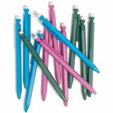 U Brands U-Eco Speckled Hex Mechanical Pencils, 0.7 mm Green, Pink, Blue, Gray Lead, Green, Pink, Blue Barrel, HB/#2 (UBR6591U0124) Each
