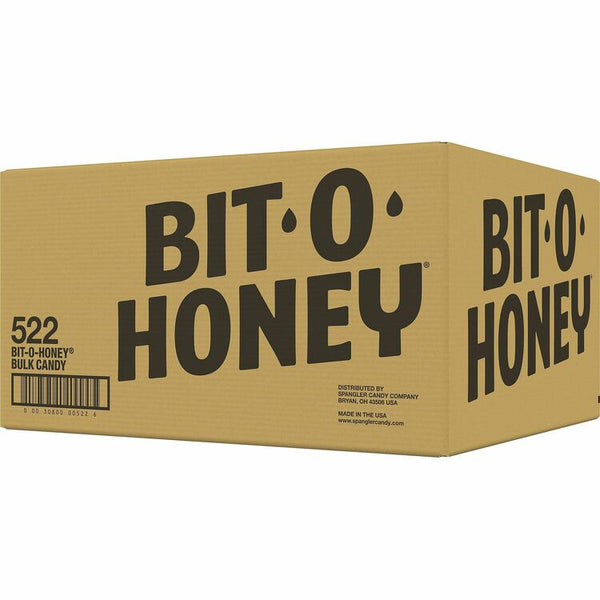 Spangler Bit-O-Honey Candies, Honey, Almond, Individually Wrapped, 1 Carton (SPA522) 1 Carton
