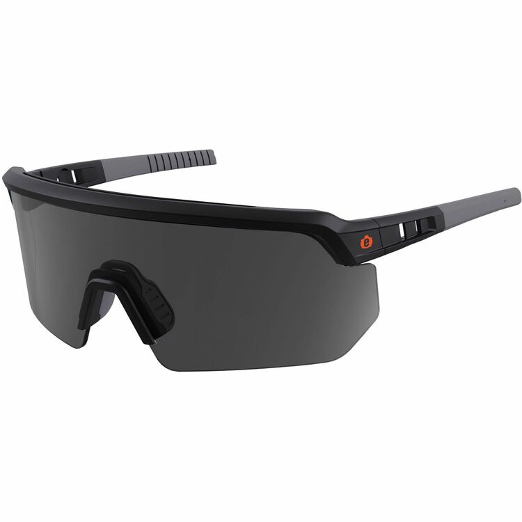Ergodyne AEGIR Enhanced Anti-Fog Safety Glasses, Matte Black Frame/Smoke Lens (EGO55006) Each