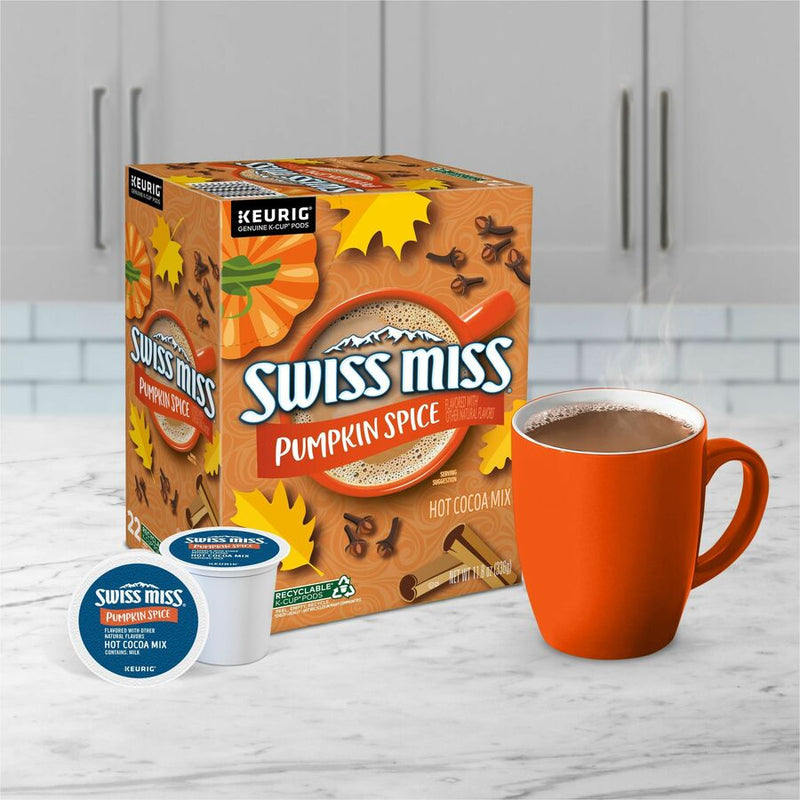 Swiss Miss® K-Cup Pumpkin Spice Hot Cocoa, 22/Box (GMT9979) Box of 22