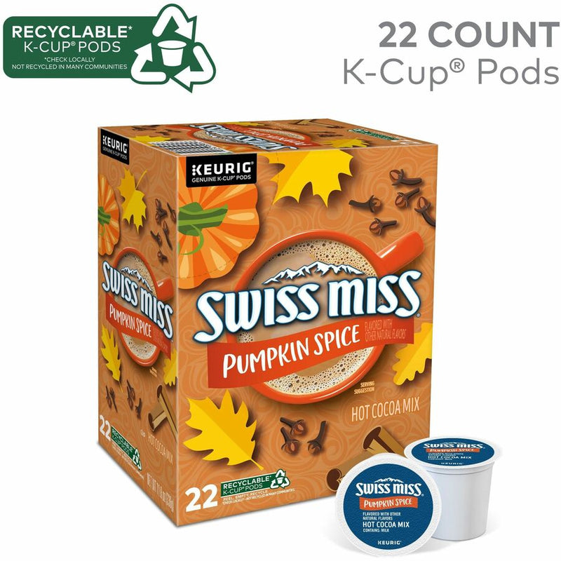 Swiss Miss® K-Cup Pumpkin Spice Hot Cocoa, 22/Box (GMT9979) Box of 22