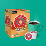 The Original Donut Shop® K-Cup Caramel Apple Pie Coffee, Compatible with Keurig Brewer, Light, 24/Box (GMT8101) Box of 24