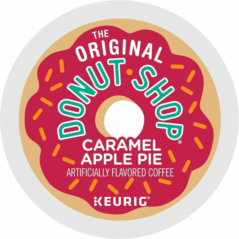 The Original Donut Shop® K-Cup Caramel Apple Pie Coffee, Compatible with Keurig Brewer, Light, 24/Box (GMT8101) Box of 24