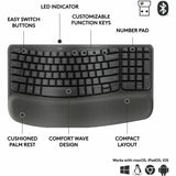 Logitech Wave Keys for Business Ergonomic Wireless Keyboard (LOG920012058) Each