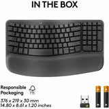 Logitech Wave Keys for Business Ergonomic Wireless Keyboard (LOG920012058) Each