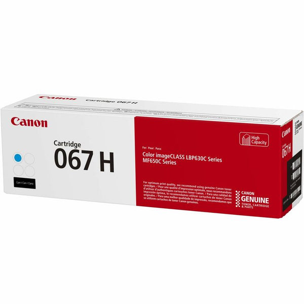 Canon 5105C001 (067H) High-Yield Toner, 5,500 Page-Yield, Cyan (CNMCRTDG067HCYN)