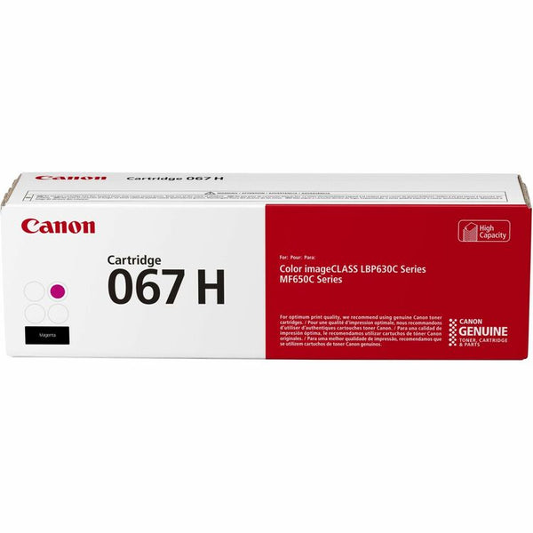 Canon 5104C001 (067H) High-Yield Toner, 5,500 Page-Yield, Magenta (CNMCRTDG067HMA)